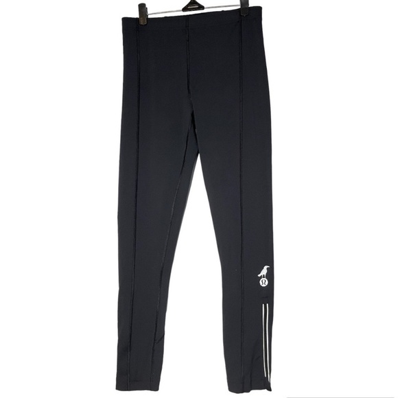 Rare bird print Lululemon Black Leggings size S - Picture 1 of 6